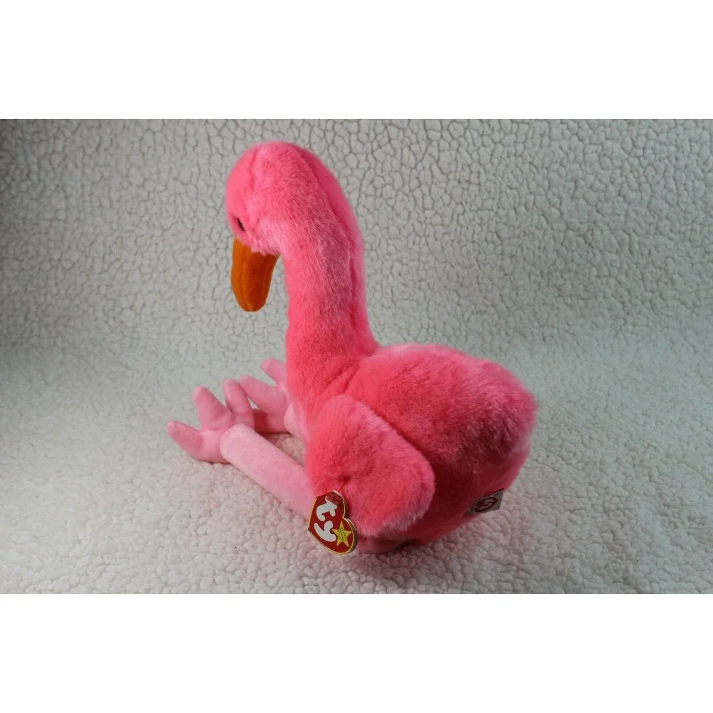 FLAMINGO‎ PINK TY Beanie Baby Buddy PINKY the Stuffed Toy Plush NWT PLUSH